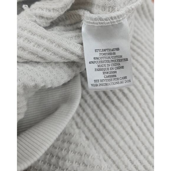 White Crow Waffleknit Henley with Dolman Sleeves - Picture 5 of 5